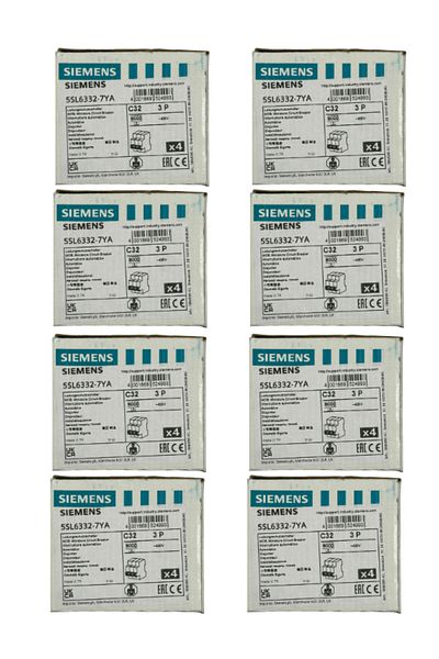 Siemens C32 3P Automatic Fuse (8 Pieces)