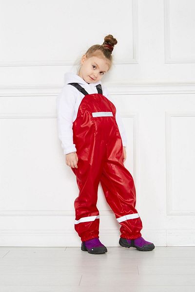 GÖKÇECİK TEKSTİL Unisex Children's Rainsuit Red Kidsabu