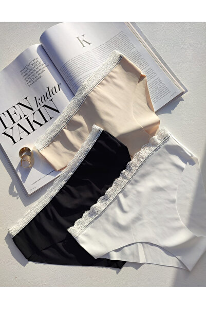 BENİMOLMALI سراويل داخلية من الدانتيل، سراويل داخلية ليزر، سراويل داخلية بدون...