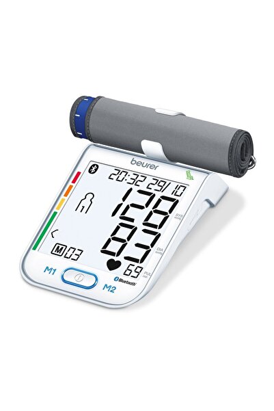MEDİKALCİM Beurer BM 77 Tansiyon Aleti Bluetoothlu Nabız Ölçer Cihazı USB Ver...