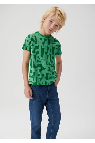 Mavi Printed Green T-Shirt Regular Fit / Normal Cut 6610121-71704