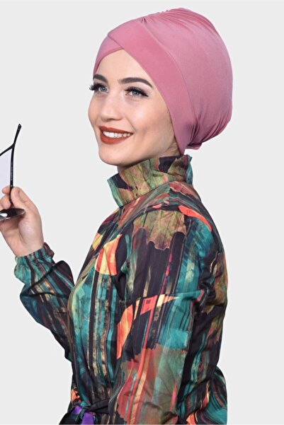 Luna Nueva Hijab Sea Pool Cap (VETER SEASONS USE) Dried Rose