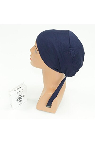 Aker Безшовний трикотажний капюшон - темно-синій