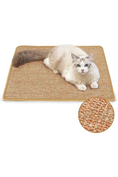 relaxco decoration & pet furniture Cat Scratching Mat, Natural Sisal Cat Scratching Mats, Cat Grass Scratching Carpet