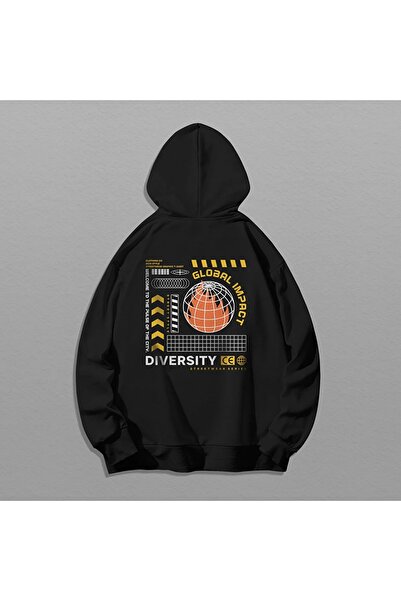 DAXİS Sportwear Company UNISEX BACK PRINTED SWEATSHIRT DAXIS Sportwear Company