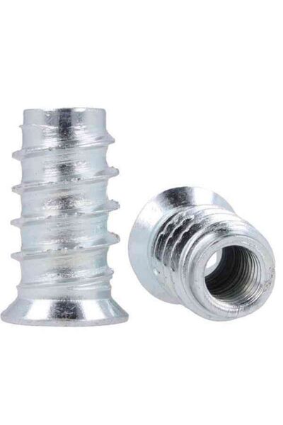 Azra Mutfak Zamak Dübel Mobilya Bağlantı Metal Yuvası M6 8X16