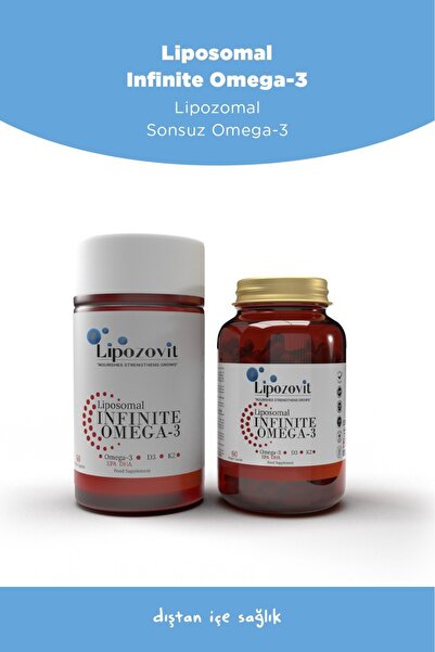 LİPOZOVİT Lipozomal Infınıte Omega-3 60 Kapsül