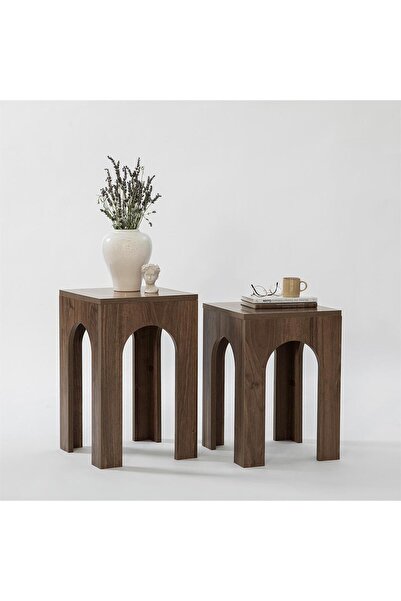 NEOstill - Collesium 2Li Sehpa / Ceviz Renk