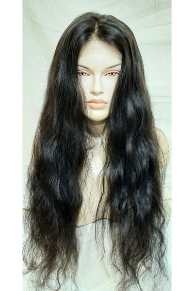 İsmet peruk Tül Peruk 70 Cm Medikal Uzun Gerçek Saç