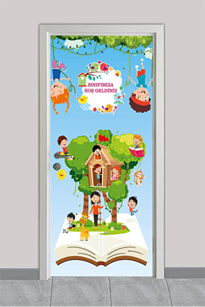 OnurStore تزيين باب المدرسة - مرحبًا بكم في فصلنا