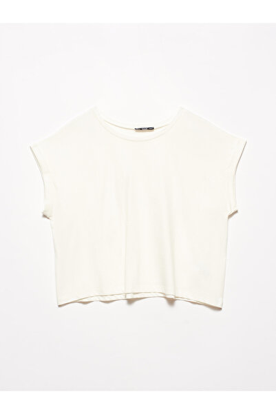 Dilvin 3431 T Sleeve T-shirt-ecru