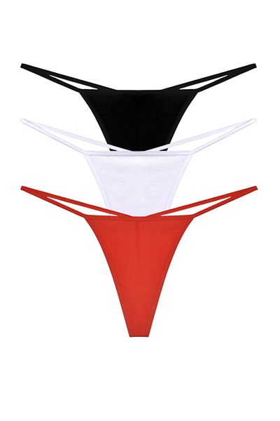 riways secret Cotton Rope Thong 3 Pack
