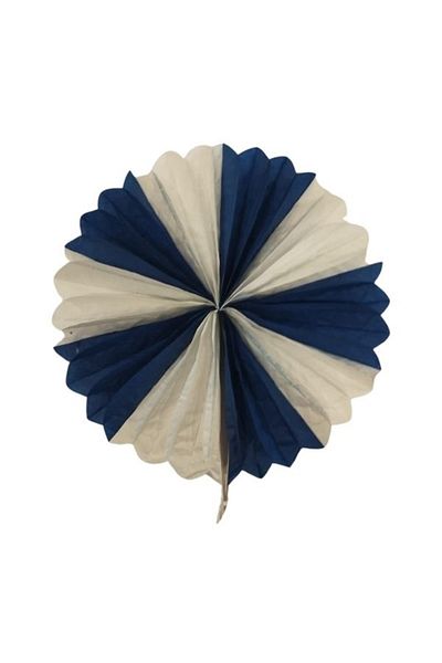 Big Party Pelur Fan Navy Blue και Μπλε 30 cm Μονό