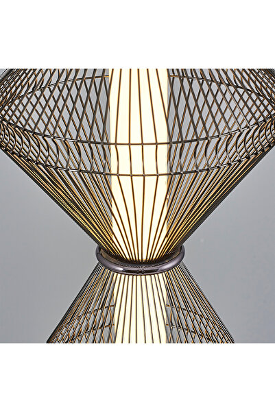 Özcan Aydınlatma 3224-L2-24 Trian Lambader Platin