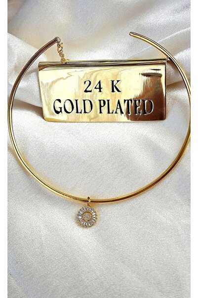 WONDER TOUCH Kadın Choker,baget Taşlı Kalp Kolye,tasma Kolye,metal Choker,tel...