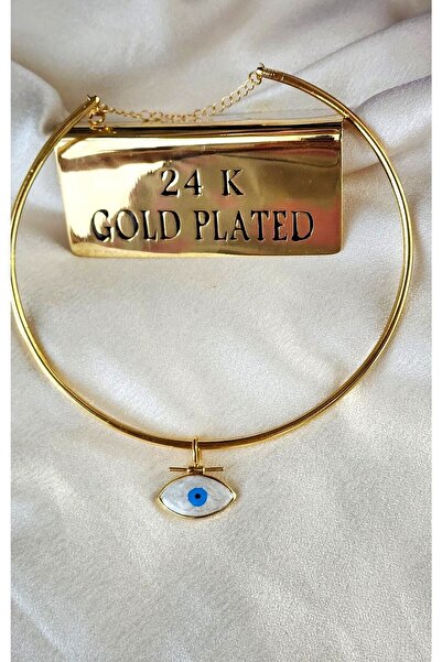 WONDER TOUCH Choker Göz Kolye,choker Nazar Kolye,altın Kaplama Tel Tasma Koly...
