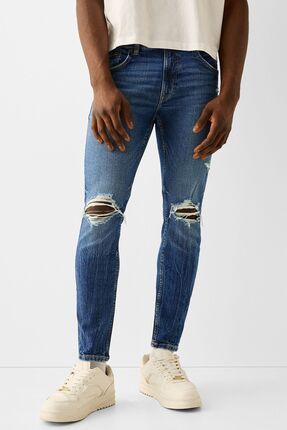 Bershka Distressed skinny fit jean Fiyat Yorumlar Trendyol