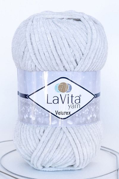 LaVita Yarn Velurex Baby Glitter Velvet Amigurumi Hand Knitting Yarn Taka Yarn (1040-FIL FEMALE)