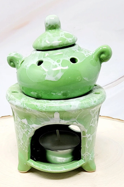 Me Ama Buhurdanlık Seramik Mermer Demlik Modeli