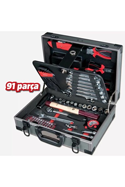 Magnotto 91 Parça El Aleti Çantası Dolu Takım Çantası Alet Takım Çantası Seti...