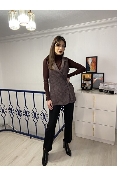 Arty&Classy Kahverengi Tüvit Yelek