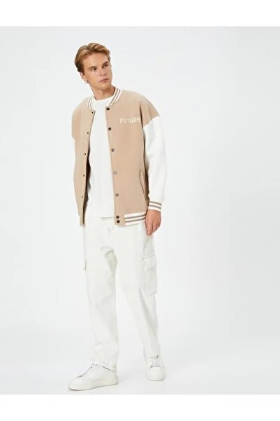 Koton 4wam50007mk Erkek Ceket Bej