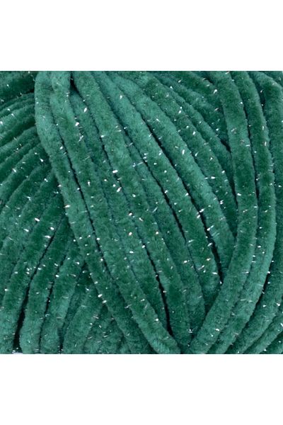 LaVita Yarn Velurex Baby Glitter Velvet Amigurumi Πλεκτό Χέρι Σπάνιο Νήμα Taka (8122-BENETTON)