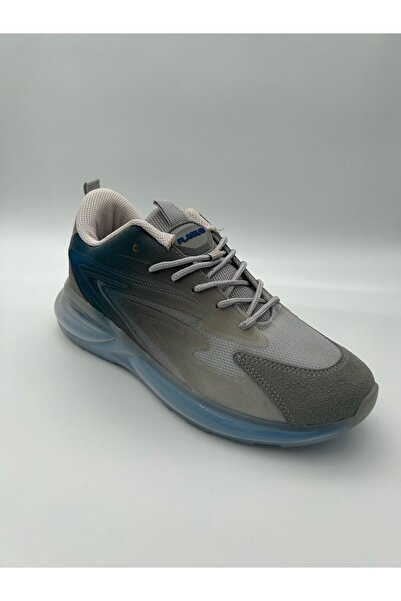 PLARIUM Ανδρικά μαλακά γνήσια άνετα αθλητικά παπούτσια για περπάτημα εξωτερικού χώρου με επένδυση