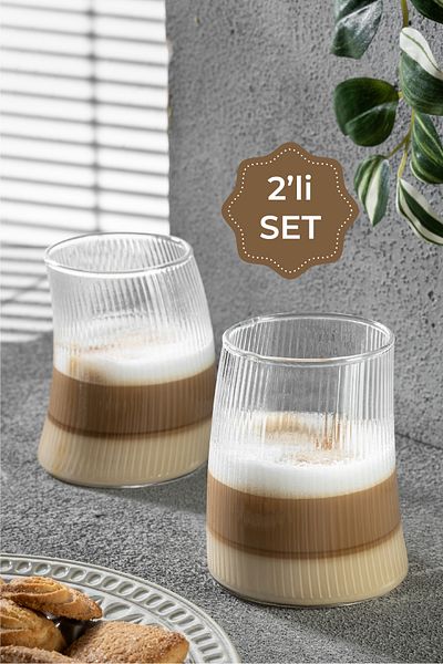 Vienev 2 Pack Flexy Coffee, Cocktail, Juice Glasses 339