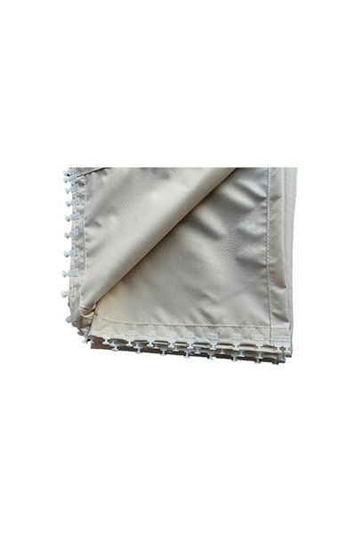 pamukkale branda Waterproof Balcony Curtain - with Cornish Buckle and Laces