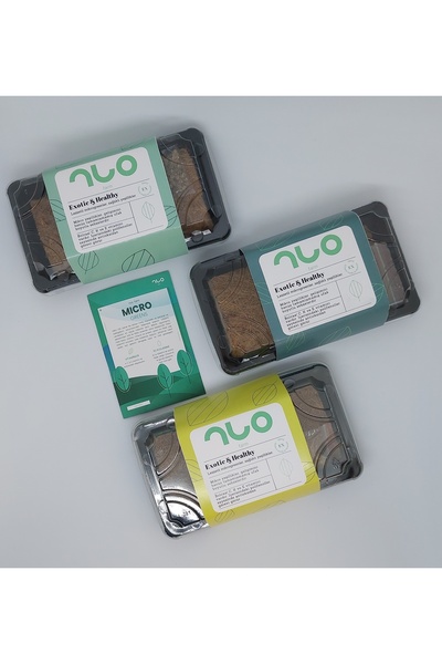 nuo farm Mikro Filiz/mikrogreen/mikro Yeşillik Yetiştirme Seti ( 3'lü Set)