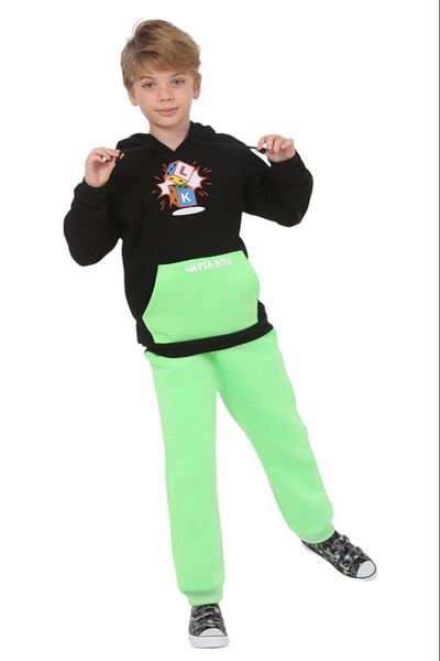 LupiaKids بدلة رياضية للأولاد بغطاء للرأس من Good Luck LP-23WIN-035