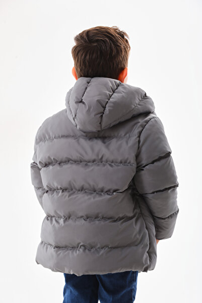 ROBA KIDS Kız Erkek Çocuk Su ve Rüzgar Geçirmez, Iç Polar, Kapüşonlu, Cepli, Kışlık, Şişme Mont & Kaban RB-400