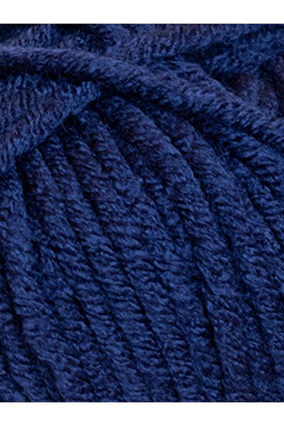 LaVita Yarn خيوط محبوكة يدوية شتوية سميكة باللون الذهبي (9818-DARK BLUE)