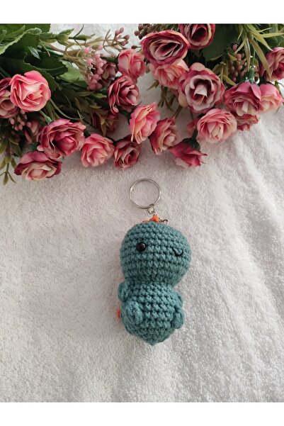 Engin TT Amigurumi Oyuncak Dino Anahtarlık 1 Adet (DİNO-6 CM)