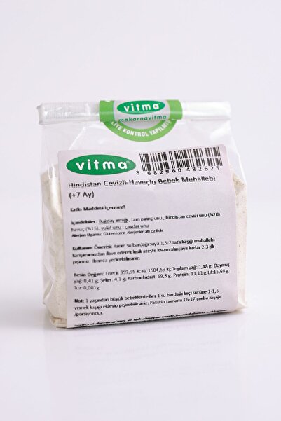 Vitma Elmalı Bebek Muhallebi 200gr