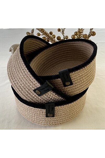 Cream Tress Multi-Purpose Organizer Basket - Organizer 3-Piece Set Gift Mother's Day