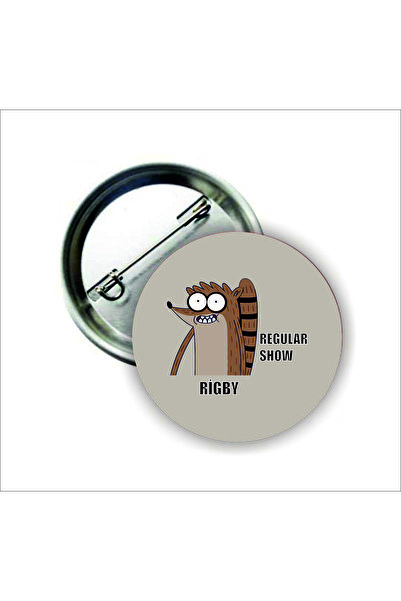 fırsatlar diyarı Regular Show Rigby Buton Rozet