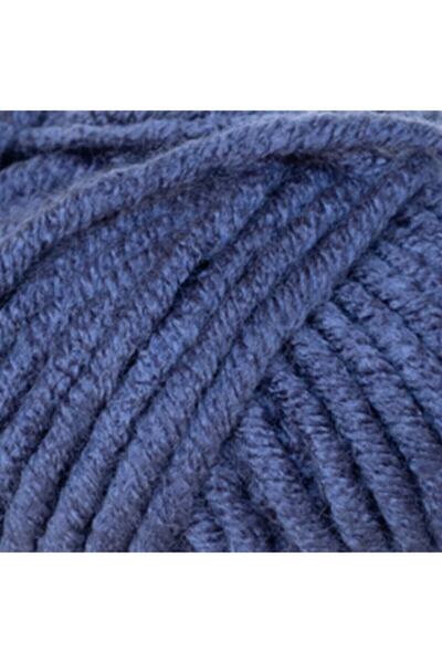 LaVita Yarn خيط محبوك يدويًا شتوي سميك ذهبي من نوع Taka Yarn (9787-NDİGO)