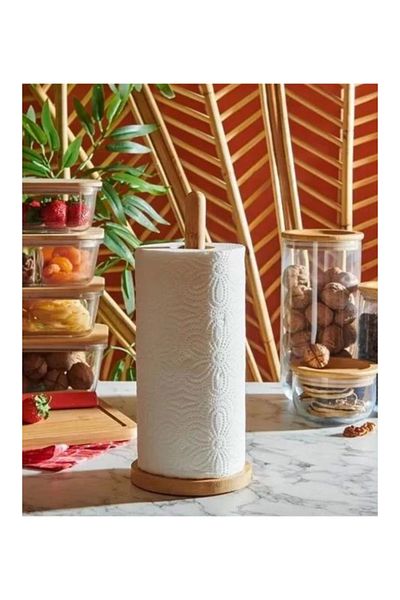 MİEN Mien Men349 Bamboo Paper Towel Holder