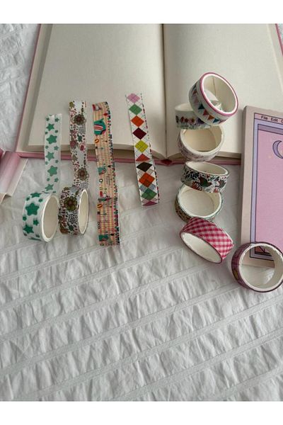 Planet Butik Mixed Patterned Tape 10pcs