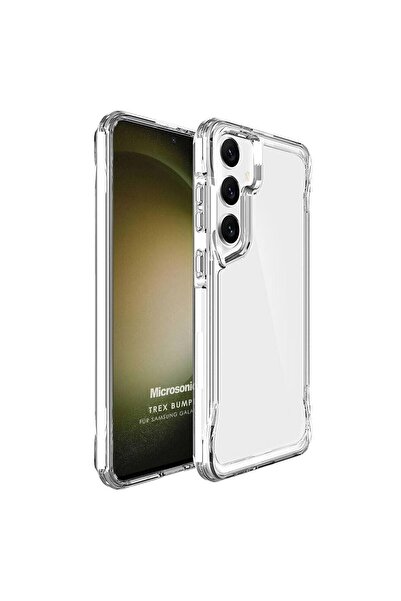 Microsonic Samsung Galaxy S24 Plus Kılıf Trex Bumper Şeffaf