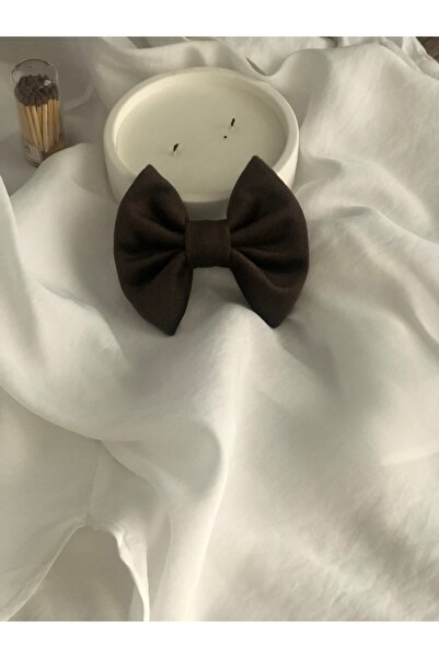 S&P accessories Fransız Model Trend Kahverengi Kurdele Klipsli Toka