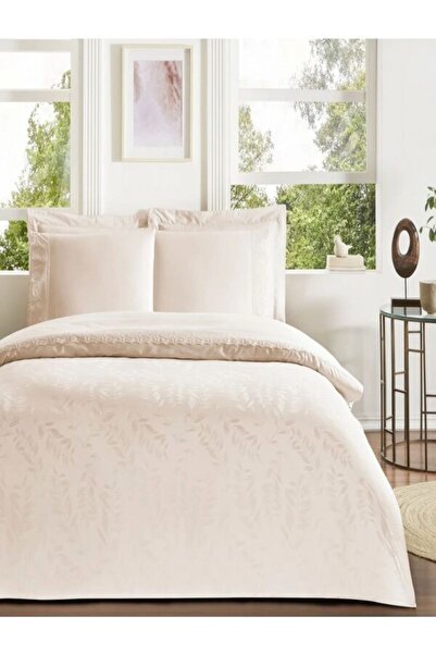 Taç Clarette Jakar Çift Kişilik Nevresim Takımı Taş