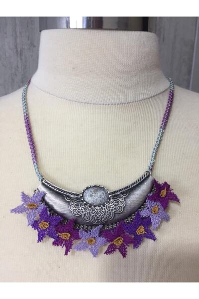 KAFTAN TAKI TASARIM Iğne Oyası Otantik Tasarım Kolye