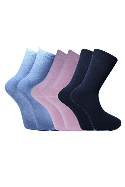 Reform 3 чифта дамски чорапи, цветни, ежедневни, меки чорапи / Розов, Син, Тъ...