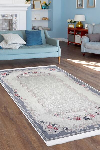 Dijidekor Kaymaz Taban Dijital Halı Yıkanabilir Salon Banyo Oda Koridor Mutfa...