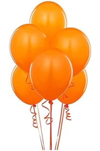 TATLI GÜNLER TURUNCU BALON 30 ADET PASTEL MAT BALON BÜYÜK BOY 30 CM