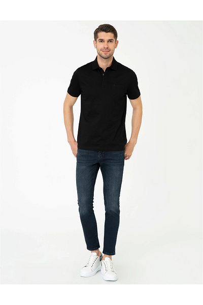 Pierre Cardin Μπλουζάκι Mercerized Polo Neck Regular Fit 1370058