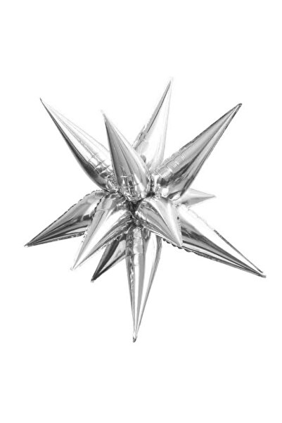 Çemrek Süs Parti Kutup Yıldızı Gümüş Folyo Balon